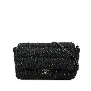 Chanel Cc Tweed Flap